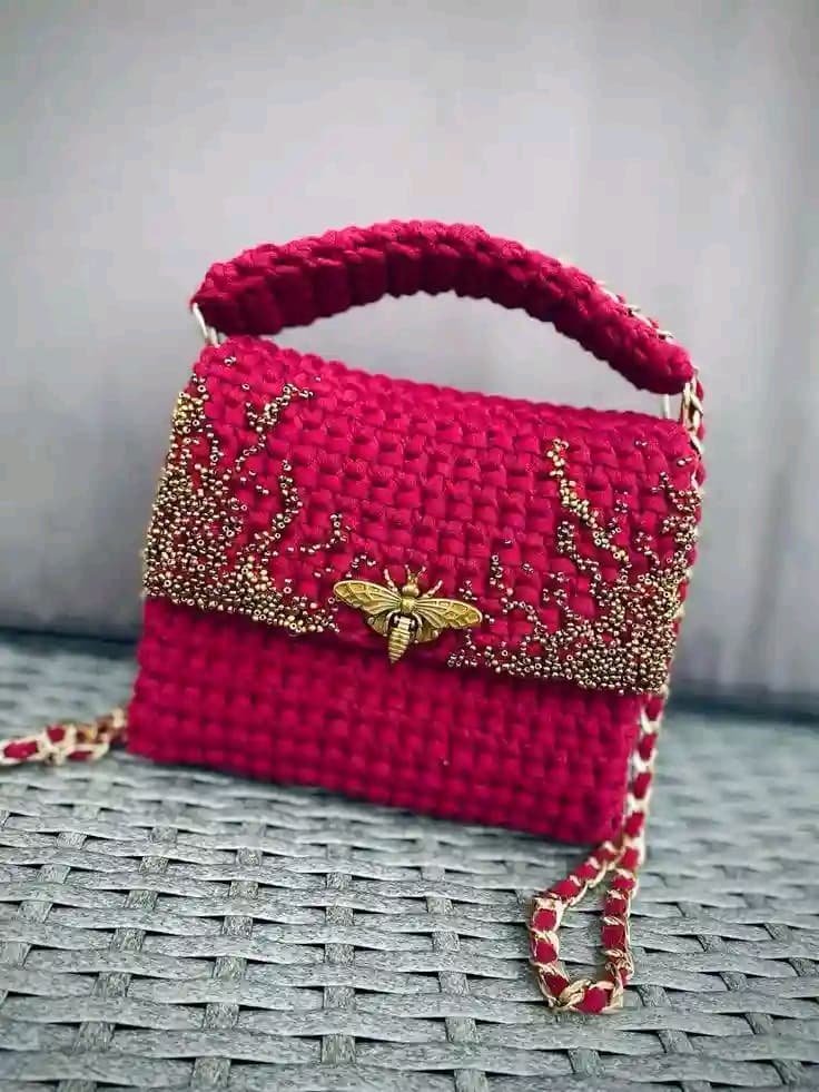 Crochet hand Bag