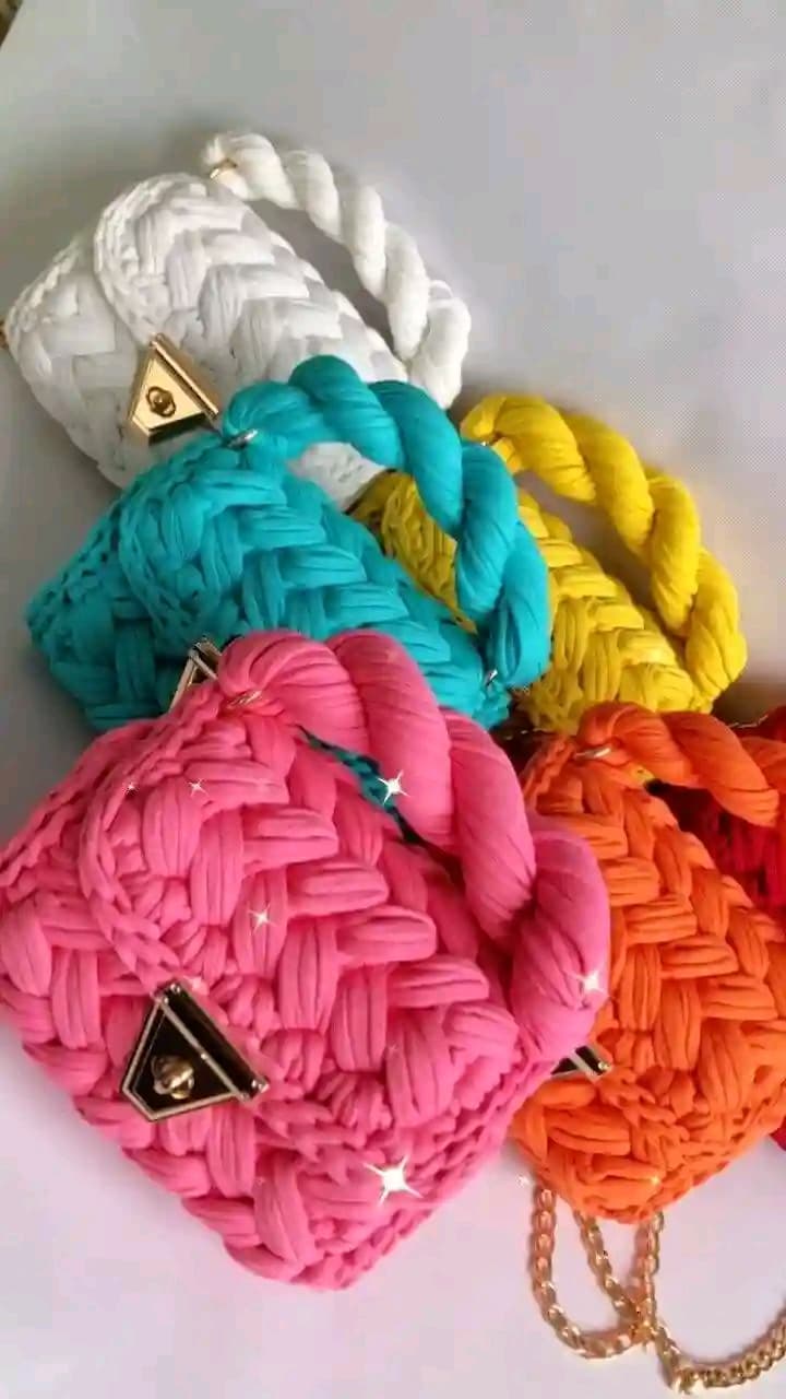 crochet mini bag