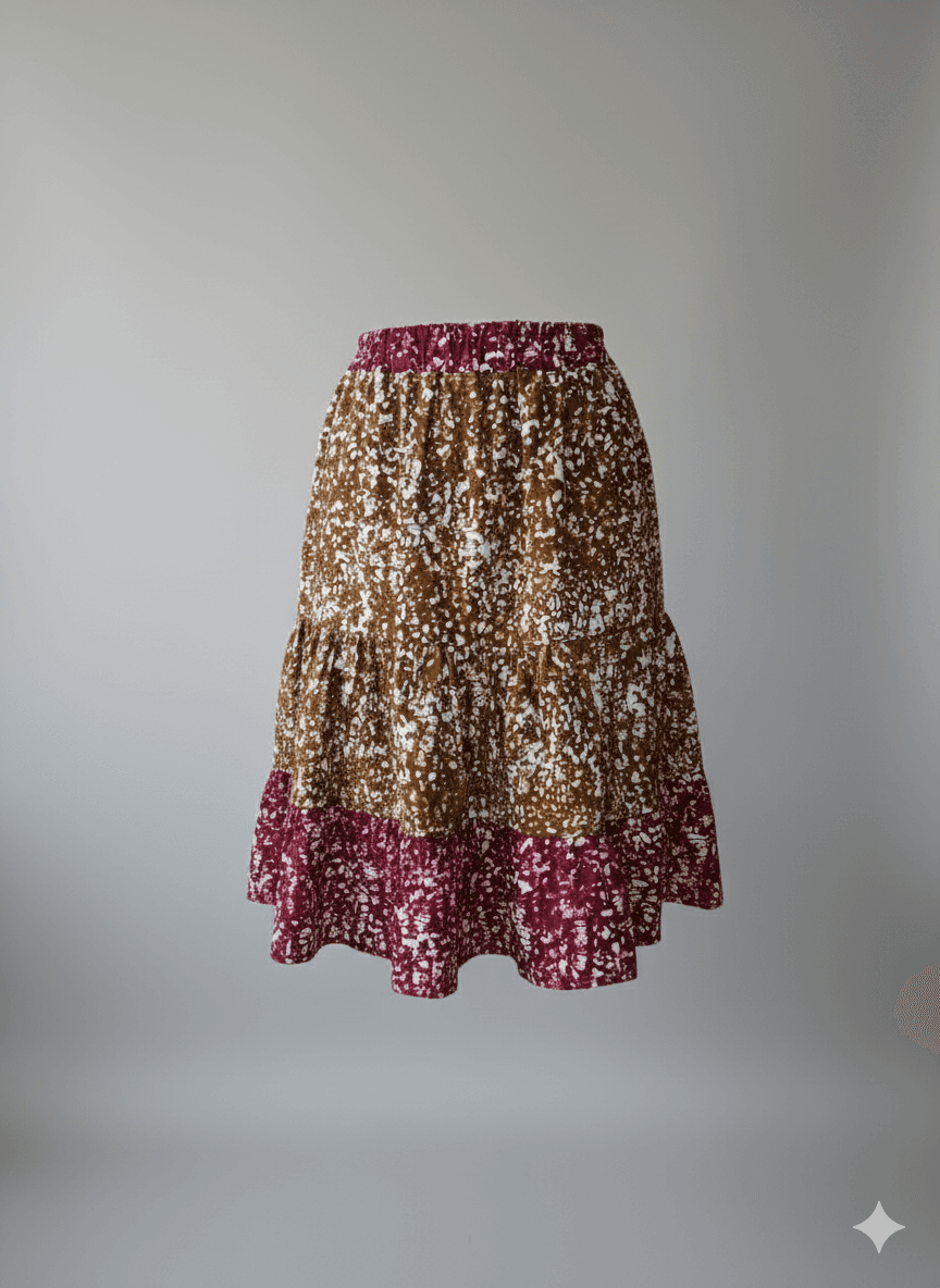 Tiered skirt