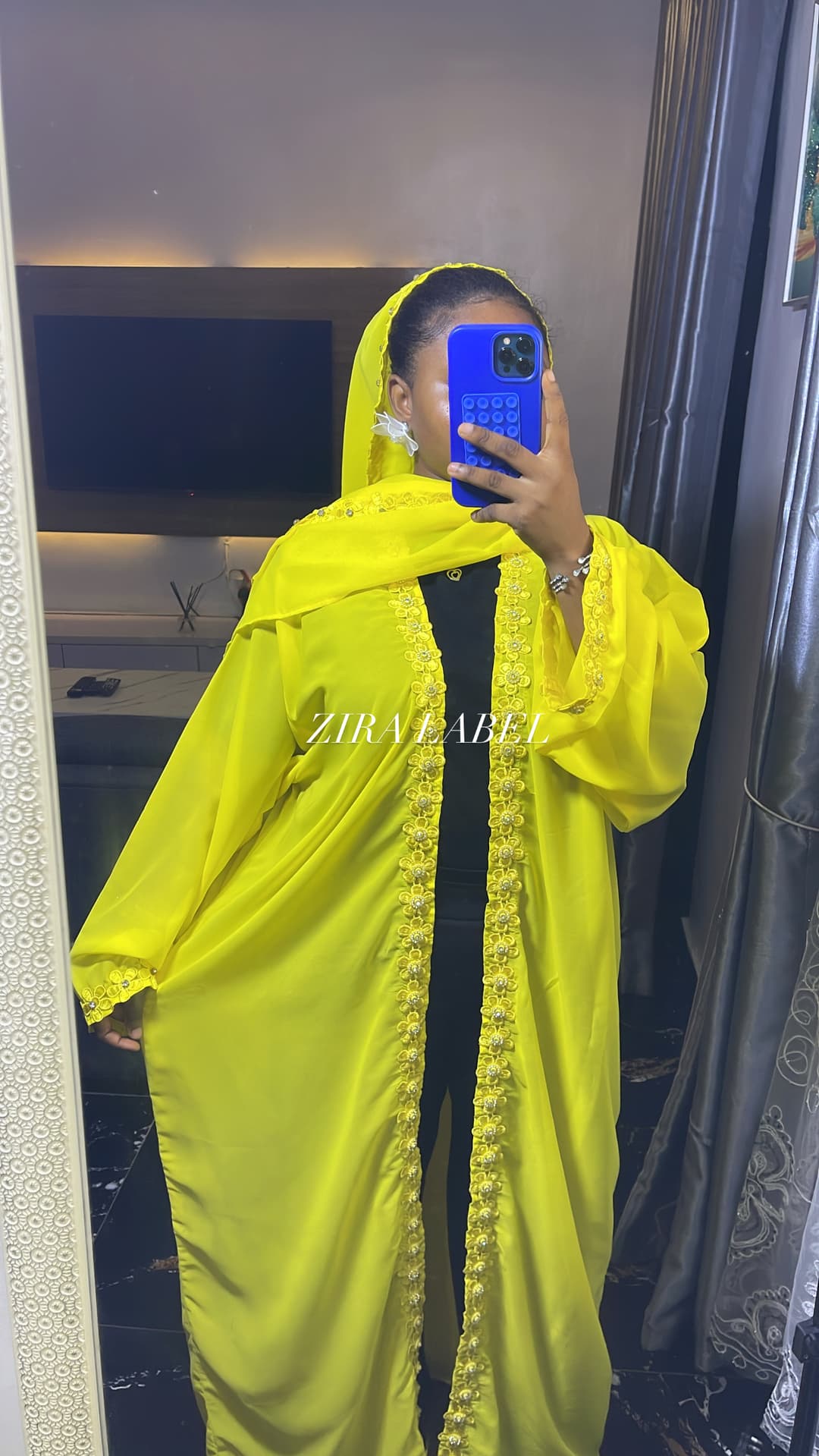 Two piece Kimono Abaya Set