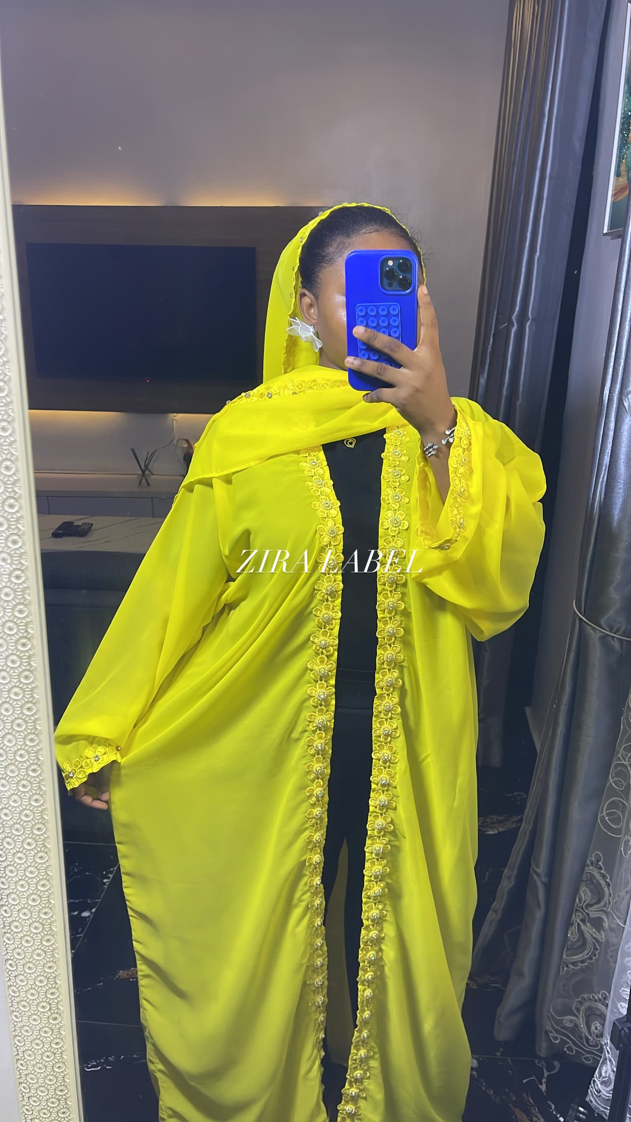 Two piece Kimono Abaya Set