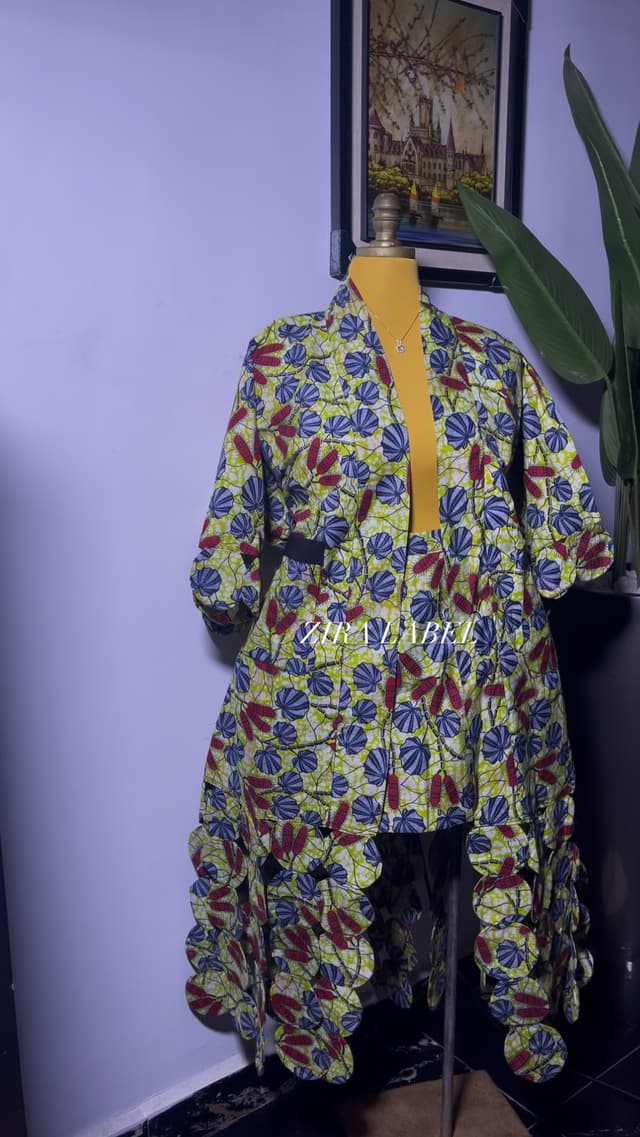 Zira Ankara Circle Fringe Co-ord Set