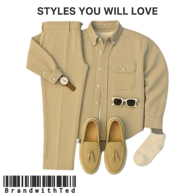 Corduroy shirt and pant 