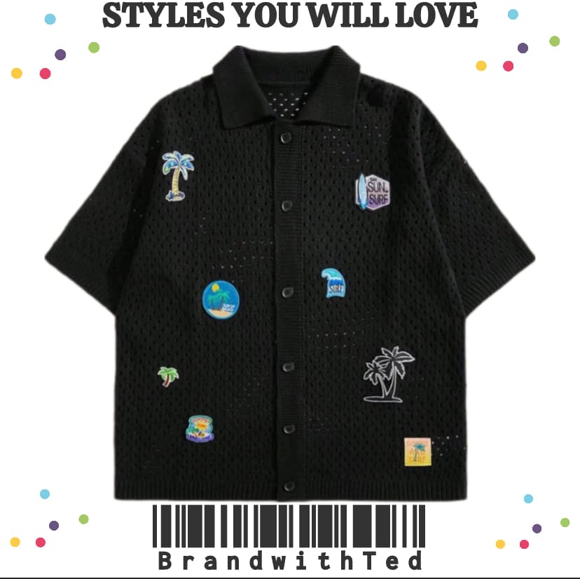 Vintage crochet shirt 