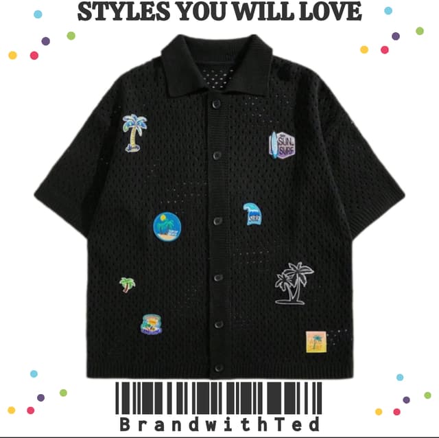 Vintage crochet shirt 