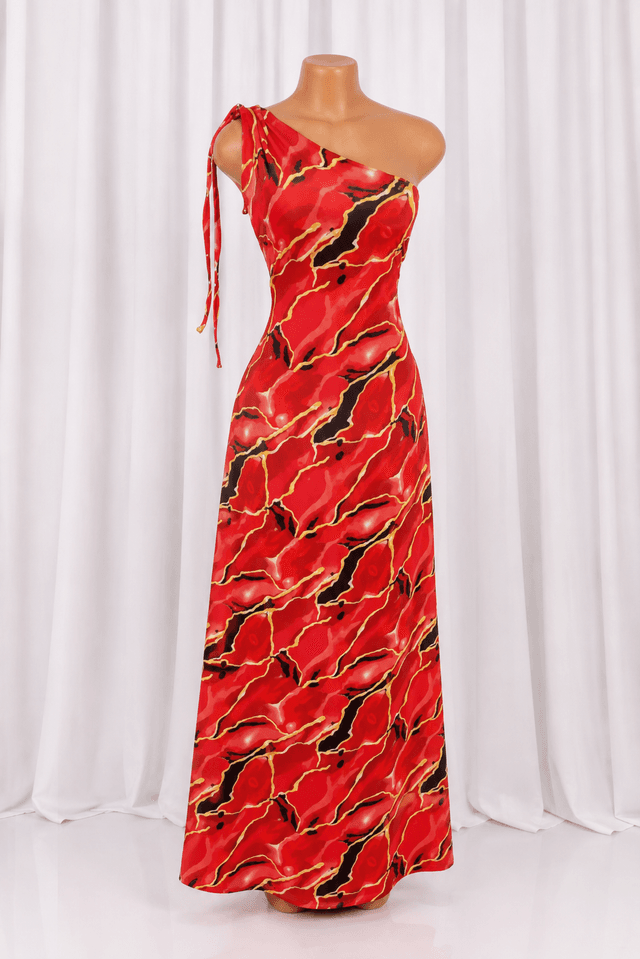 Scarlet wave gown 