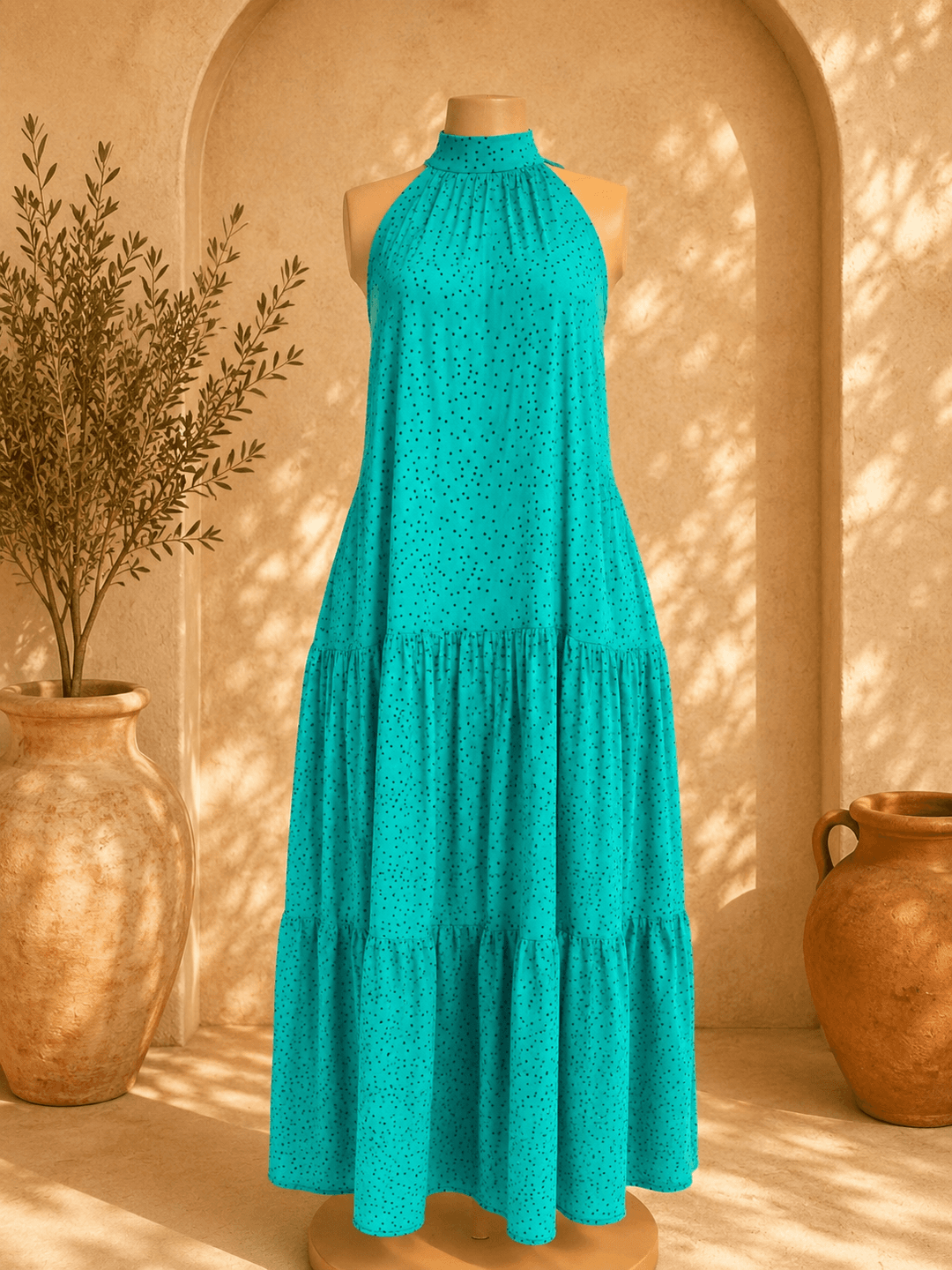 Backless gown