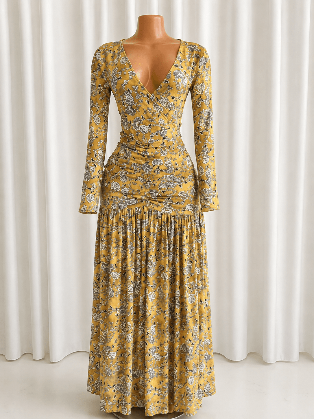 Mustard bloom gown 