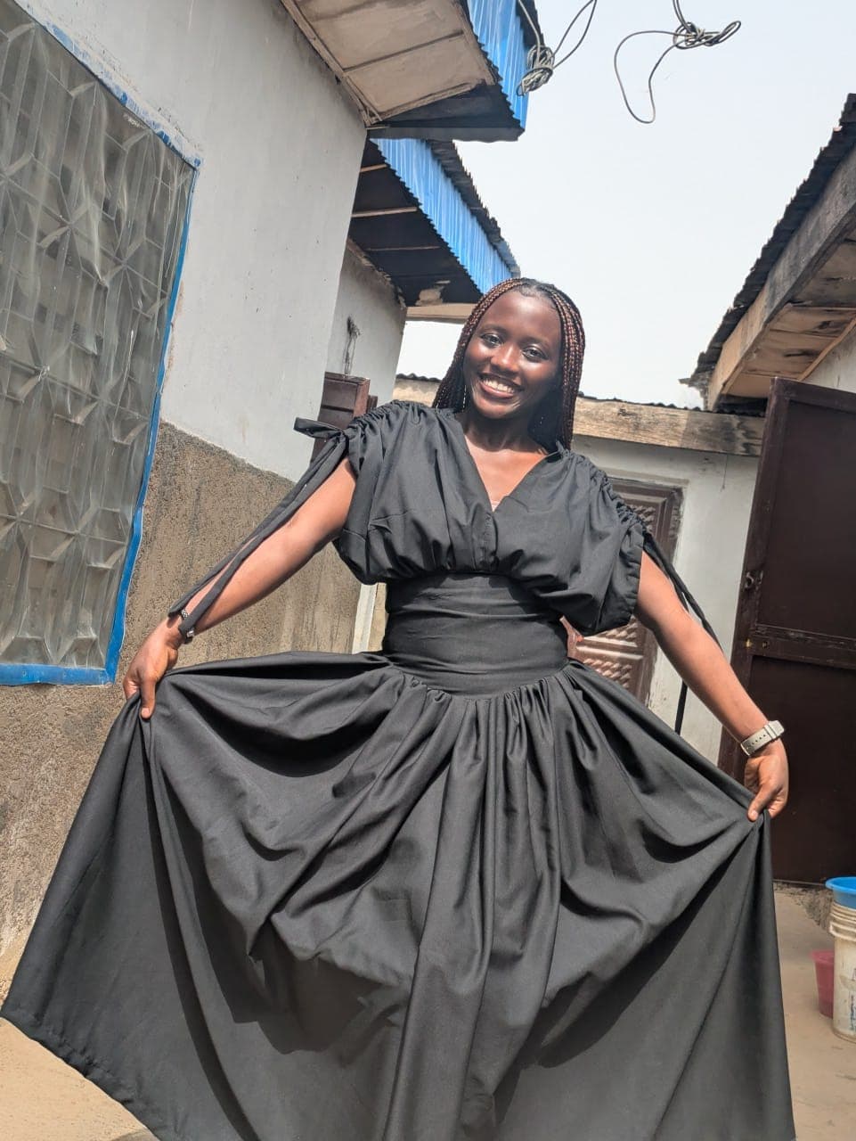 Maxi corset gown