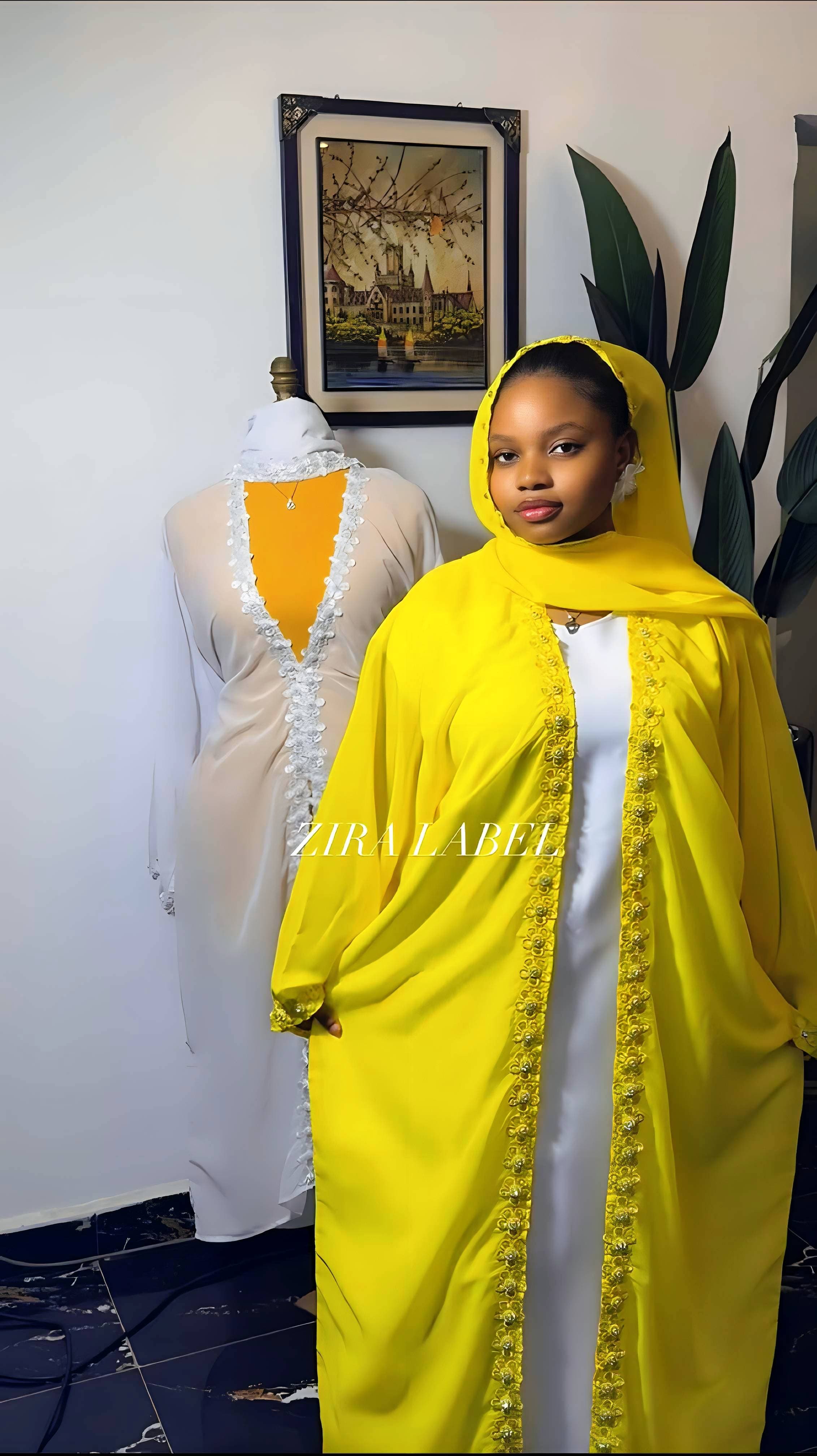 Three piece Abaya Set