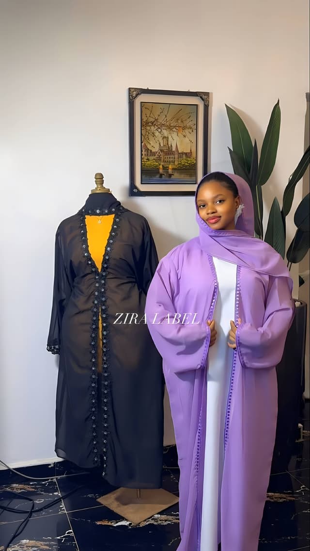 Three piece Abaya Set