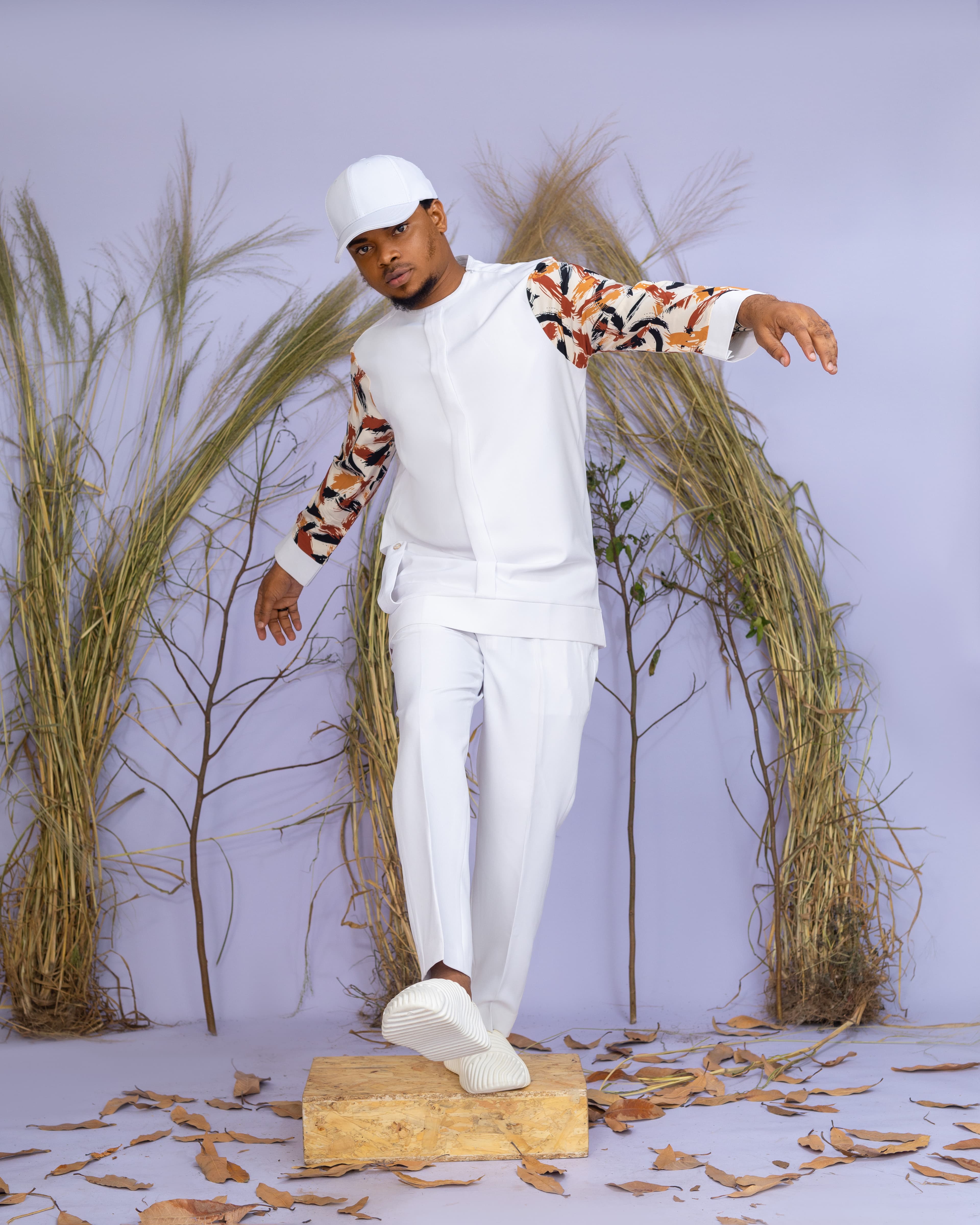 The Safari Short-Sleeve Set - White