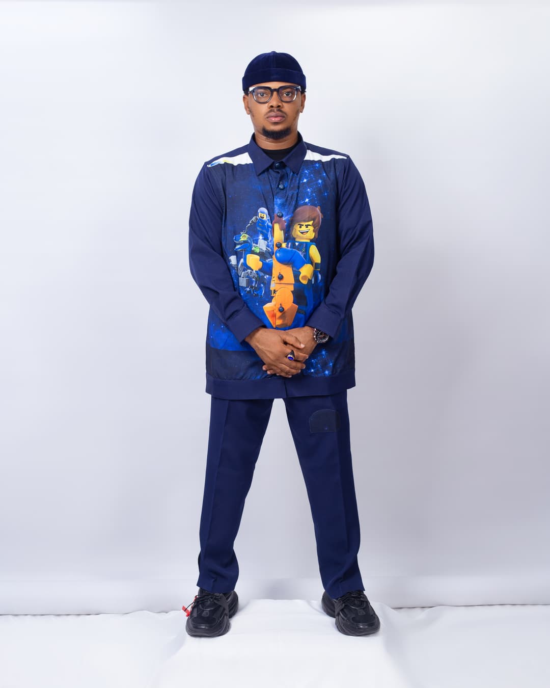 Transit Two-Piece Set - Navy Blue 