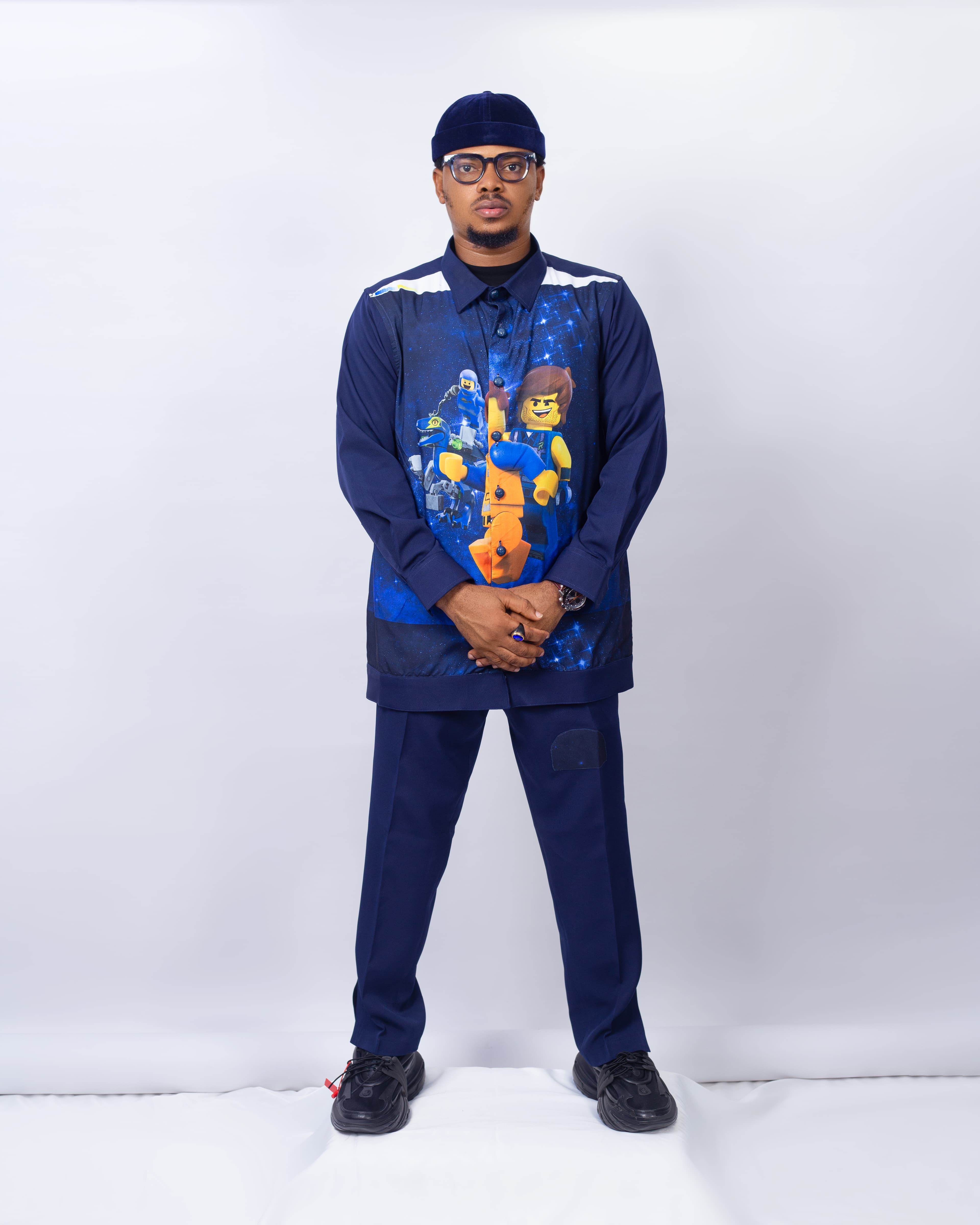 Transit Two-Piece Set - Navy Blue 