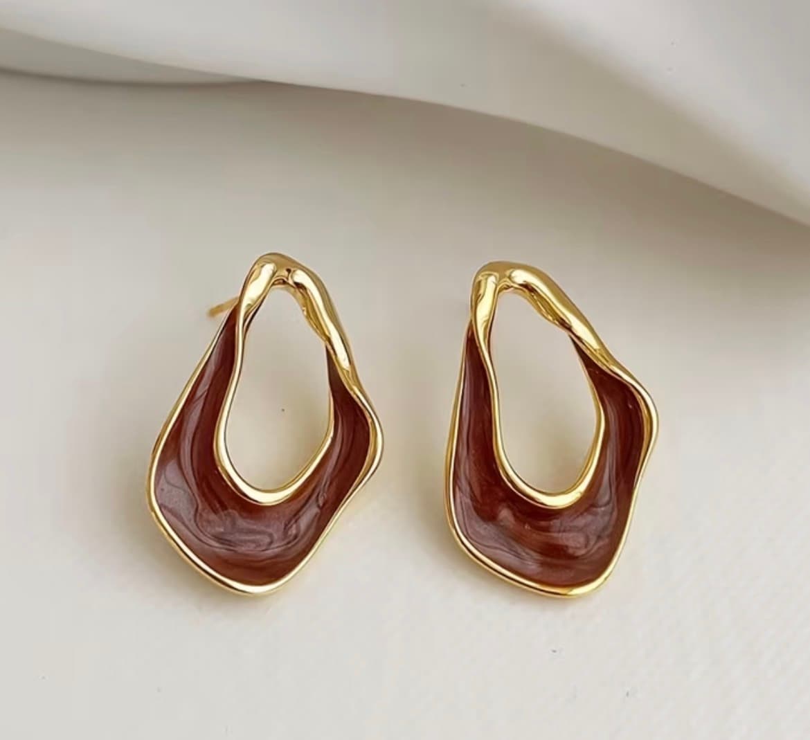 Coffee ear studs