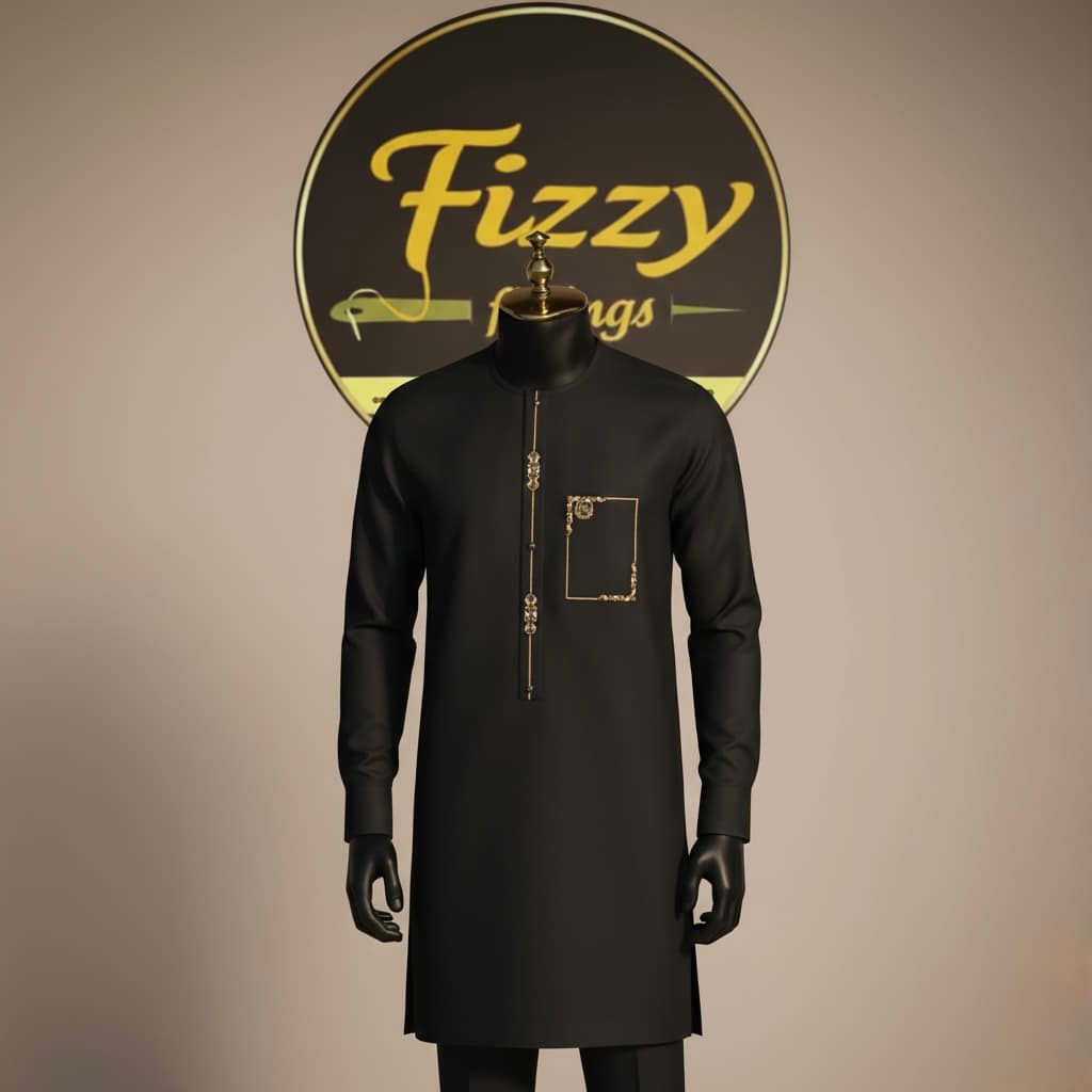 Signature Kaftan – Black