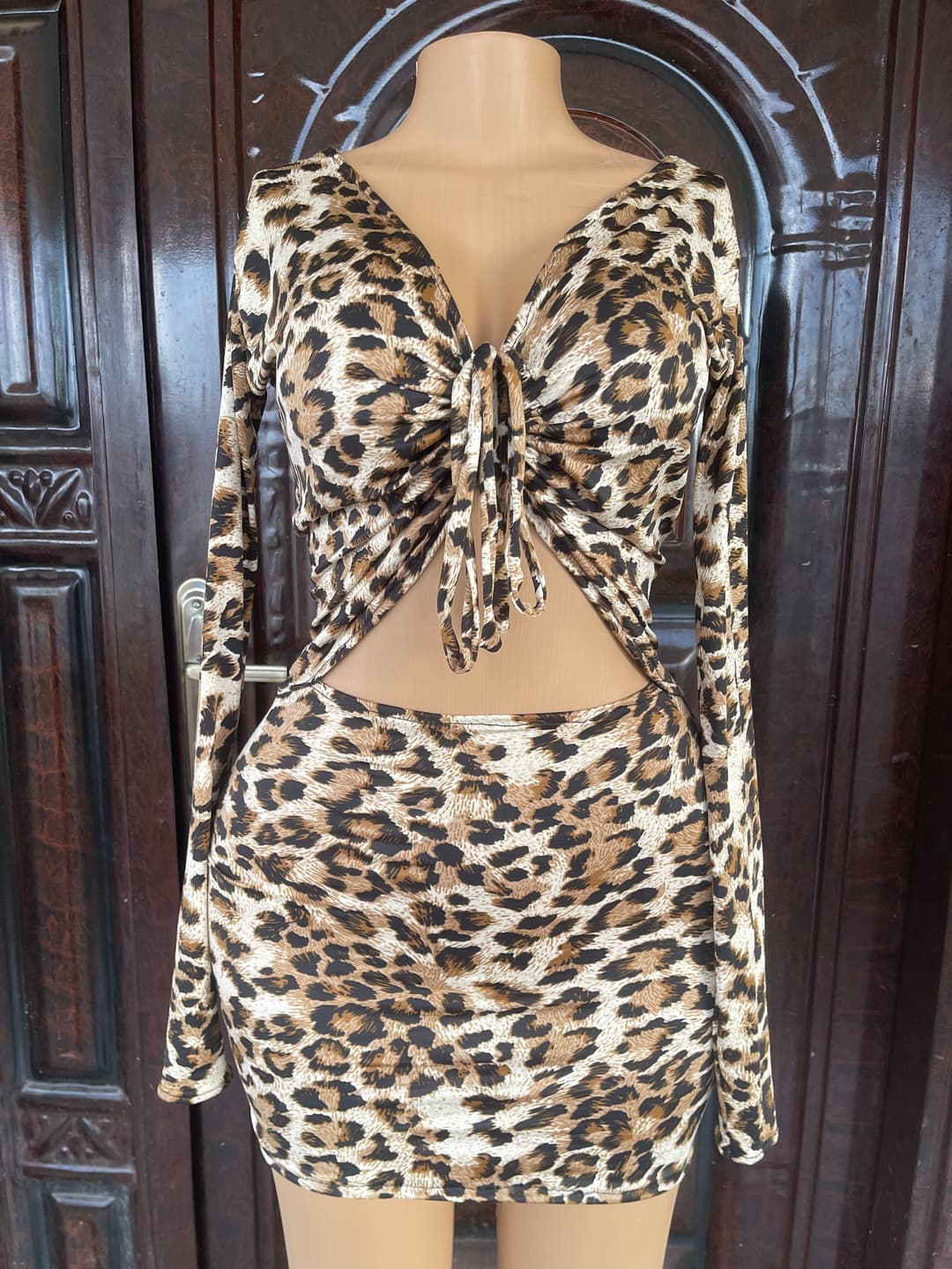 Leopard gown
