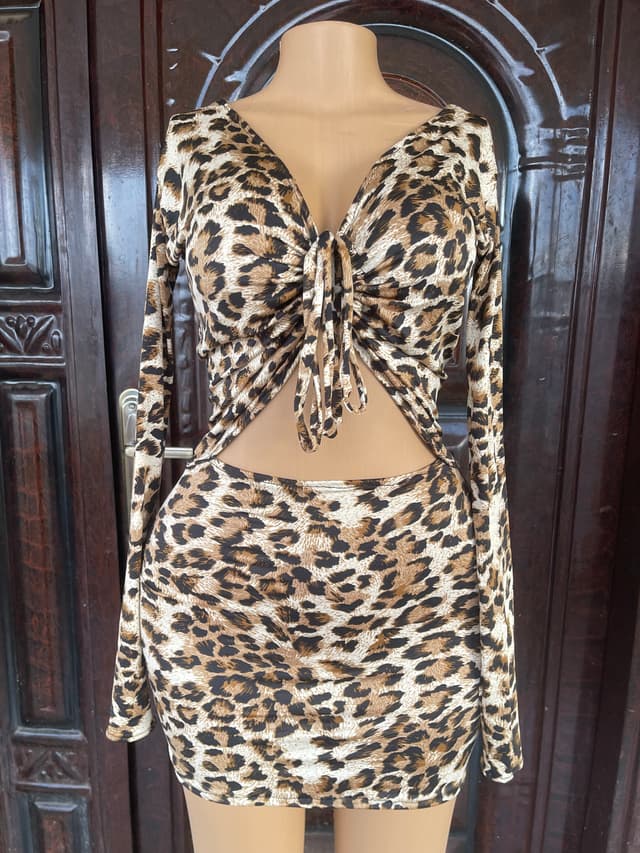 Leopard gown
