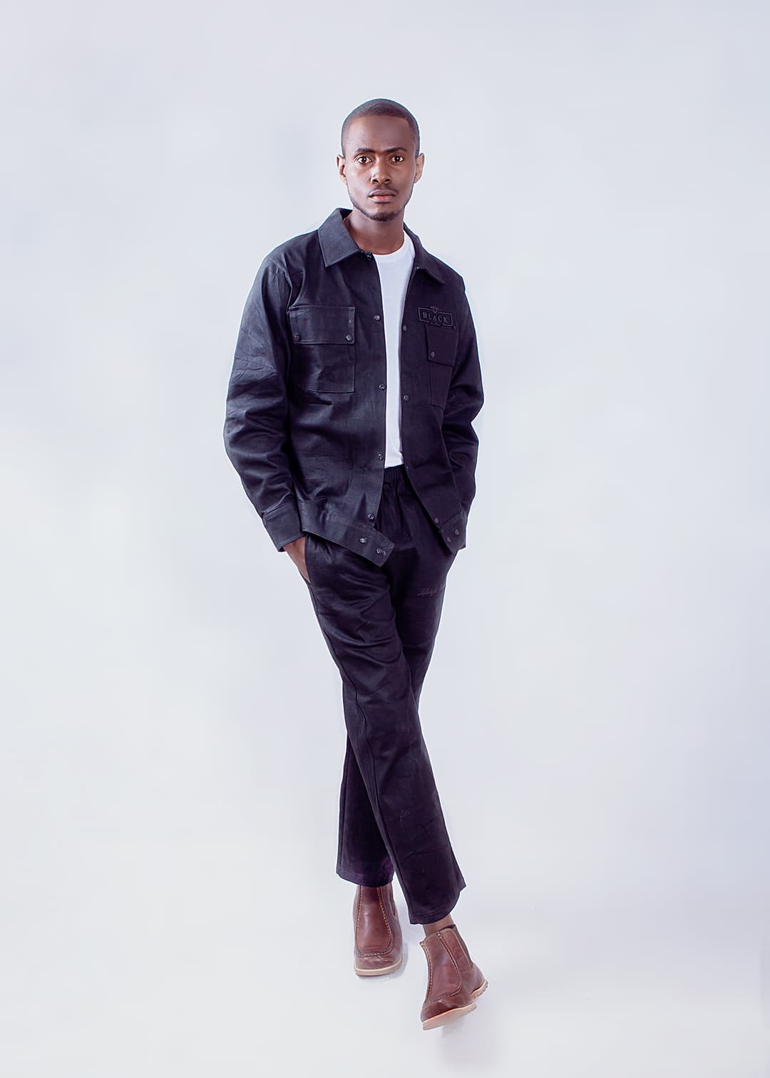 BLACK SWAY DENIM JACKET