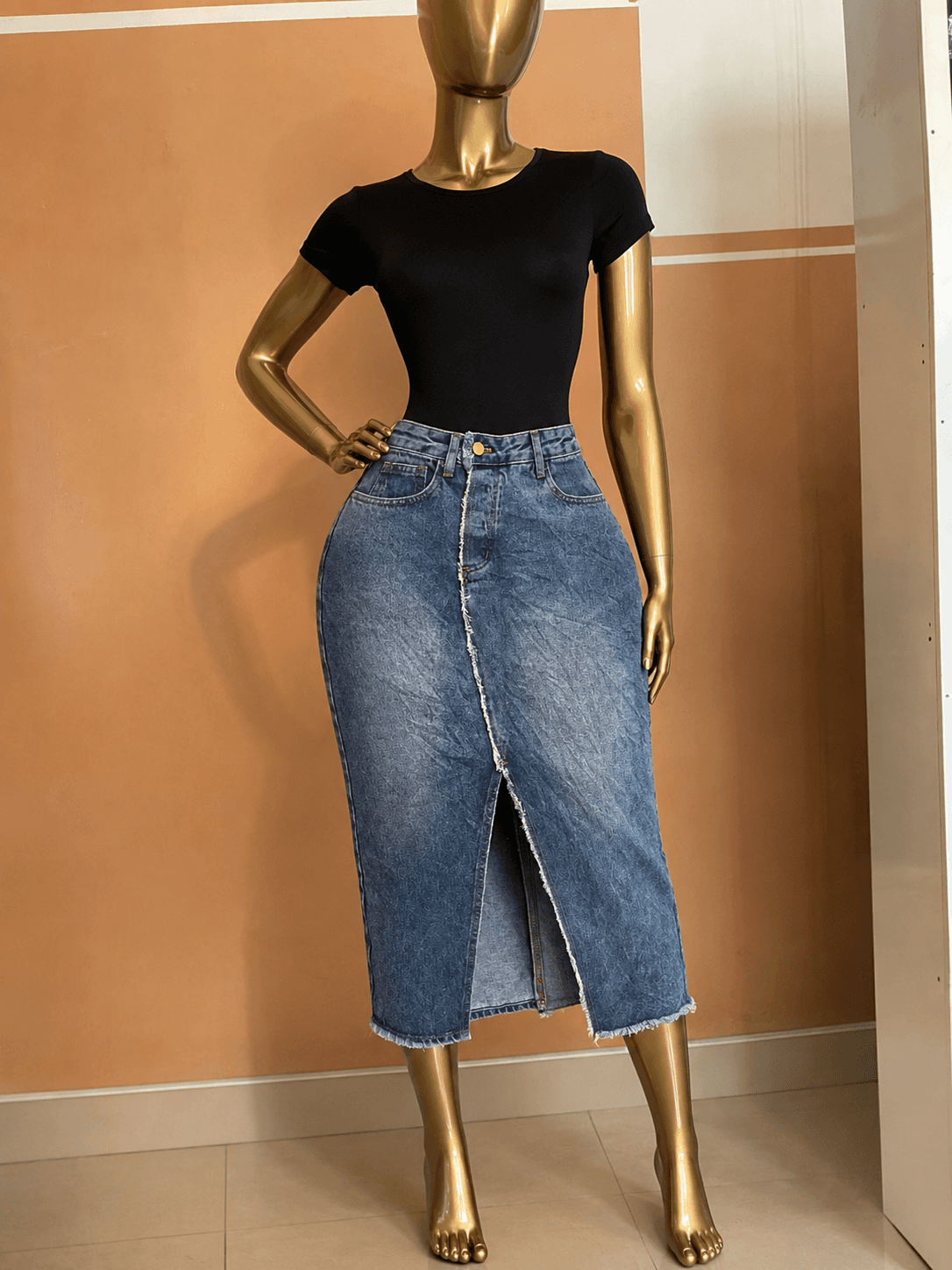 Jeans maxi skirt 