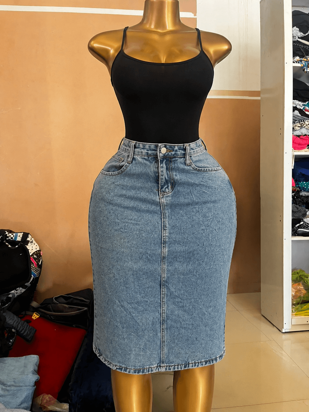 Jeans maxi skirt 