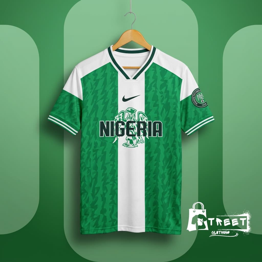 Nigeria 1996 Retro Home Jersey - Nike Reissue Edition